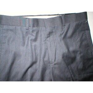 New Mens 34 X 34 Charcoal Dark Gray Designer Pants NWT 81 Parc Bachrach Dress
